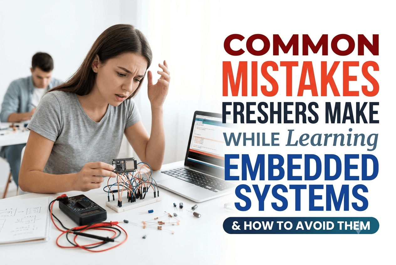 Common Mistakes Freshers Make While Learning Embedded Systems and How to Avoid Them