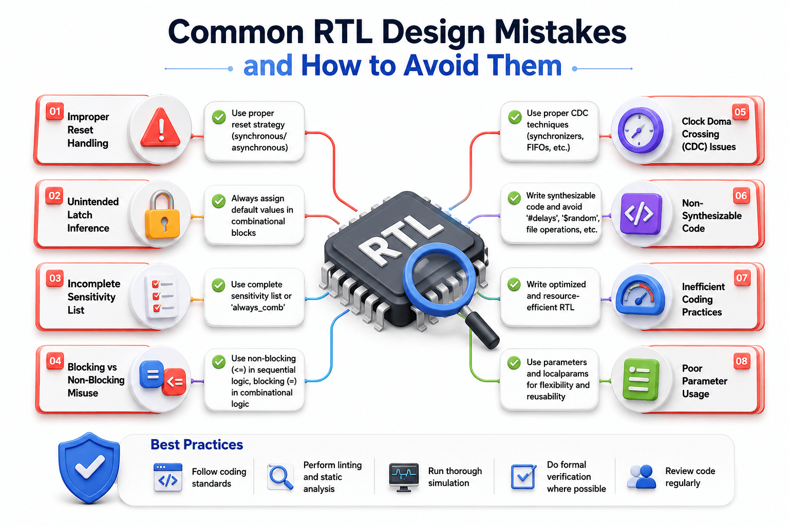 Common RTL Design Mistakes and How to Avoid Them