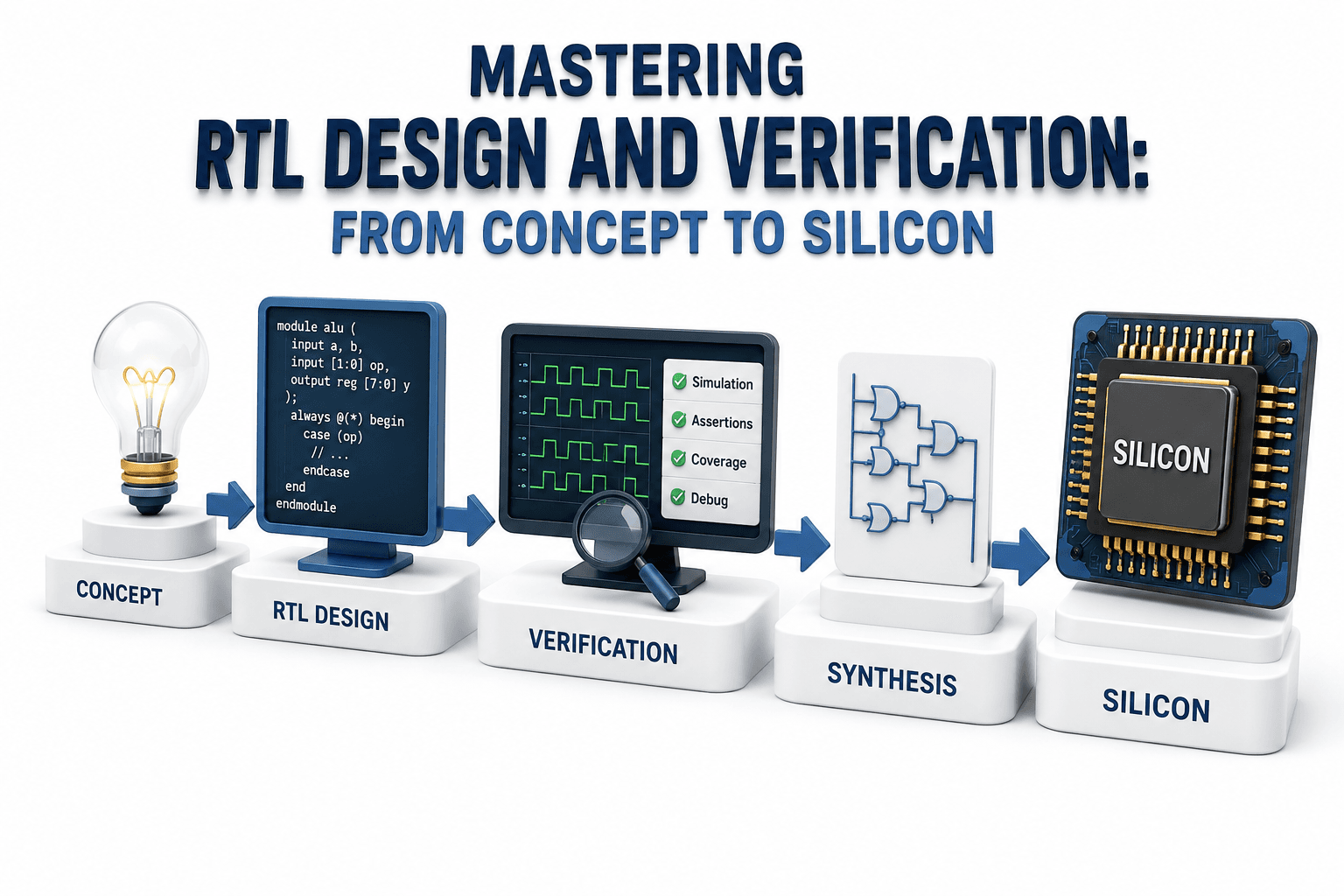 Mastering RTL Design and Verification: From Concept to Silicon
