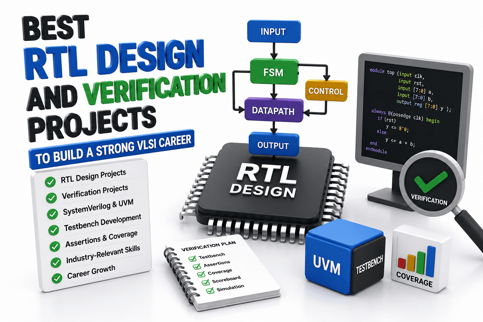 Best RTL Design and Verification Projects to Build a Strong VLSI Career