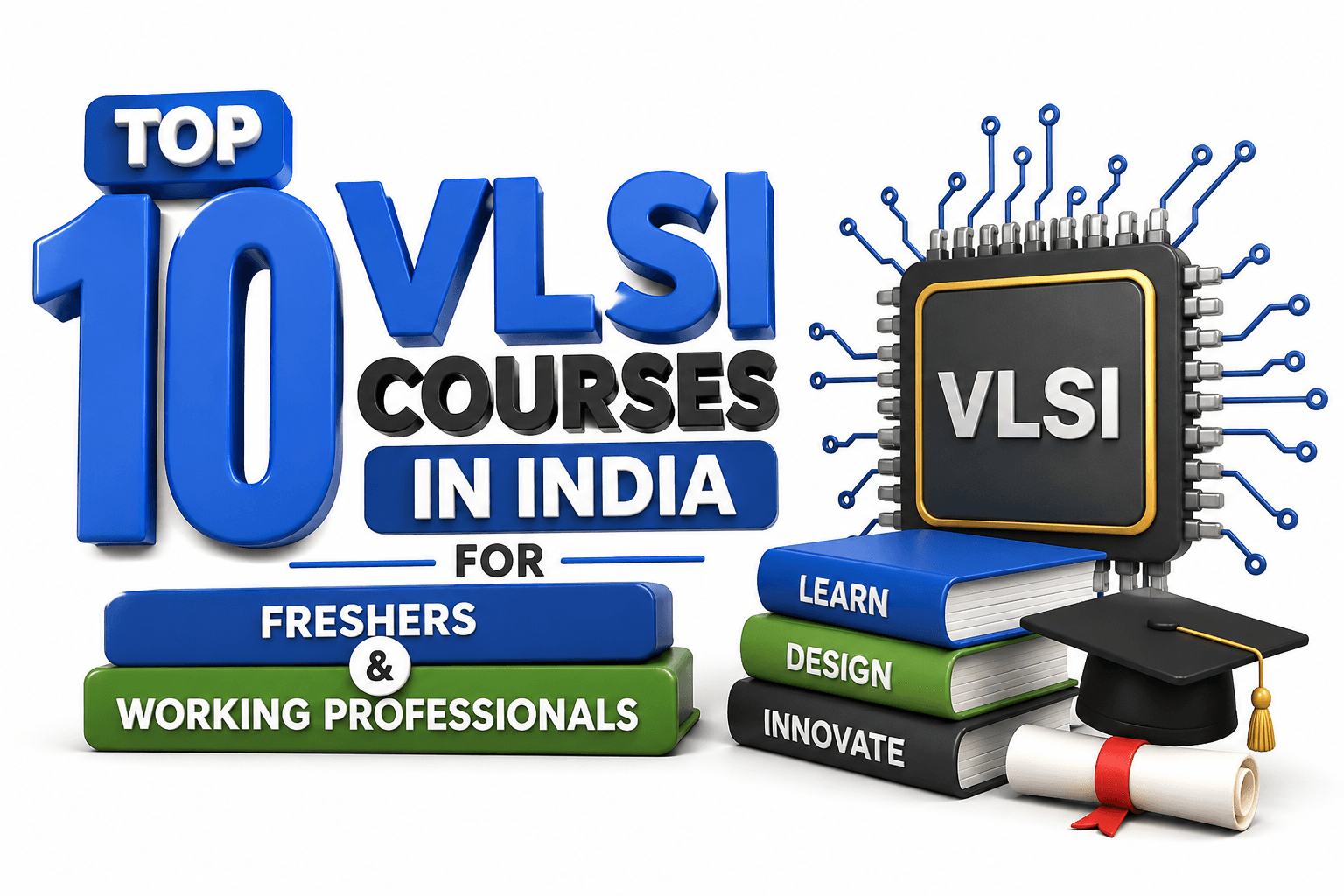 Top 10 VLSI Courses in India for Freshers and Working Professionals