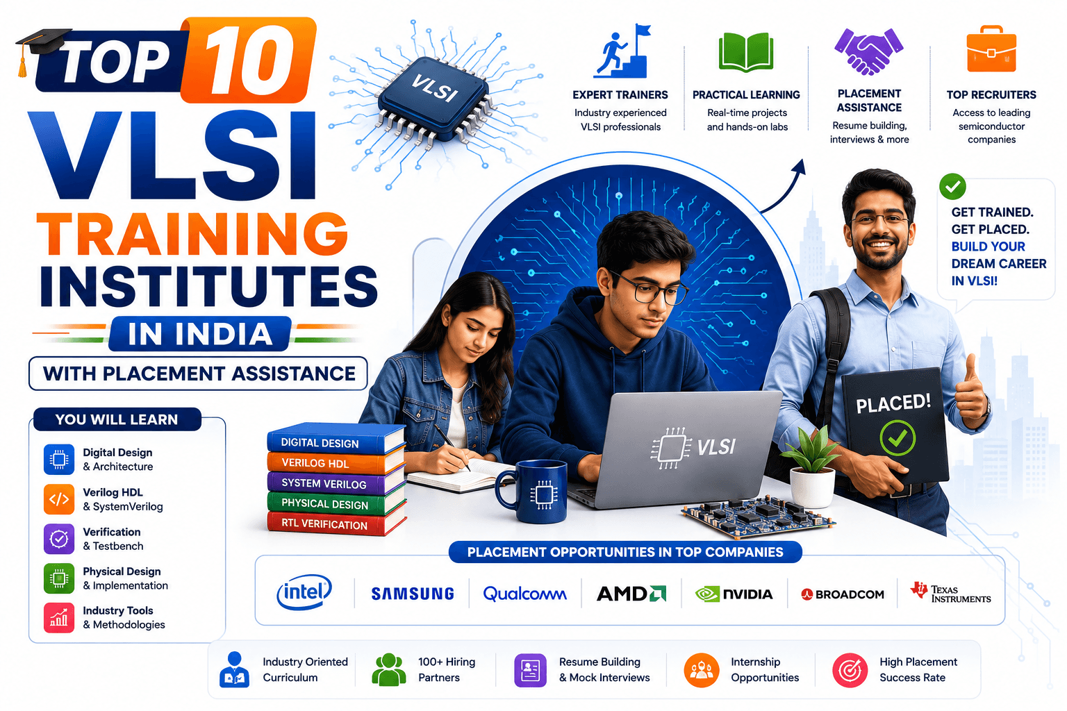 Top 10 VLSI Training Institutes in India with Placement Assistance