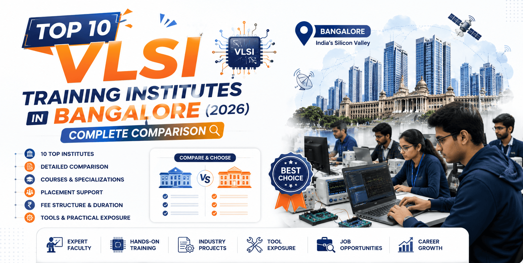 Top 10 VLSI Training Institutes in Bangalore (2026) Complete Comparison