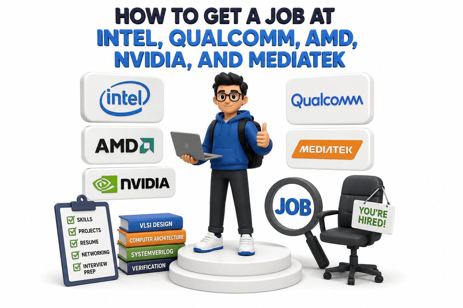 How to Get a Job at Intel, Qualcomm, AMD, NVIDIA, and MediaTek