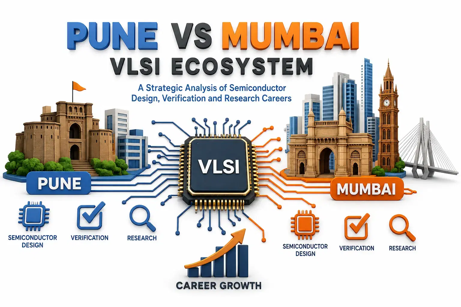 Pune vs Mumbai VLSI Ecosystem A Strategic Analysis of Semiconductor Design Verification and Research Careers