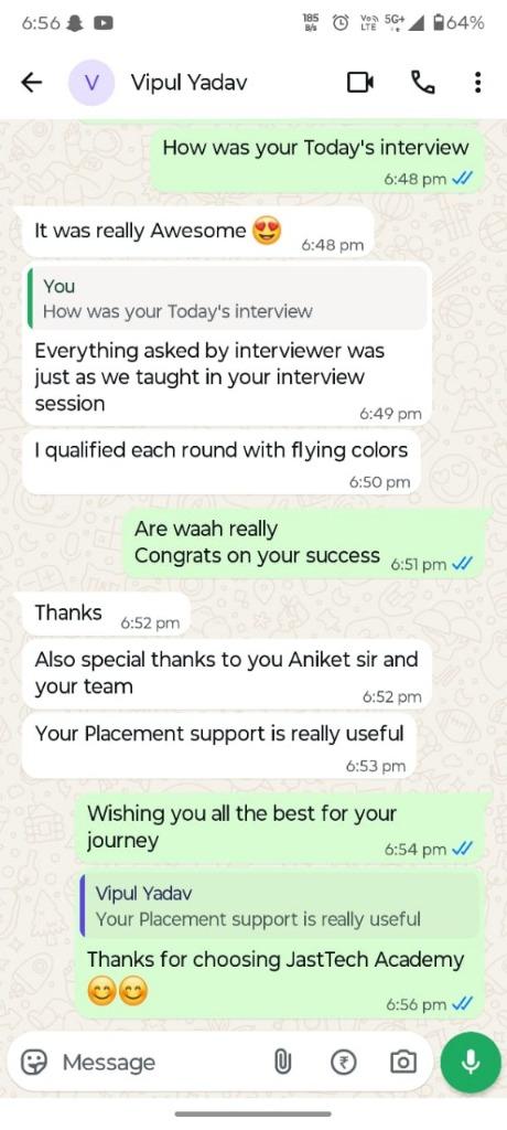 Review from Vipul Yadav