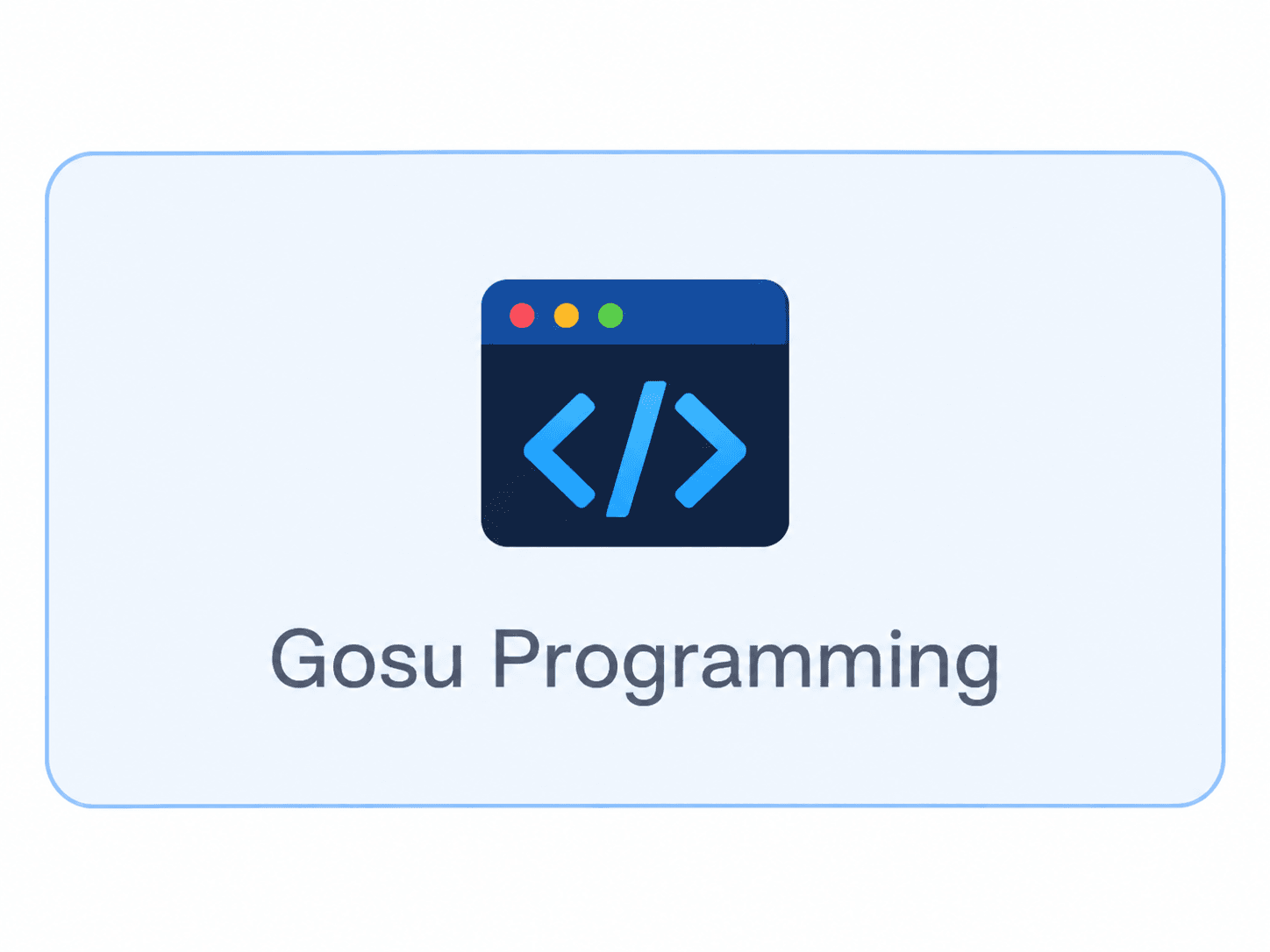 Gosu Programming